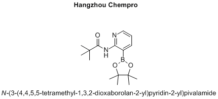 N-(3-(4,4,5,5-tetramethyl-1,3,2-dioxaborolan-2-yl)pyridin-2-yl)pivalamide