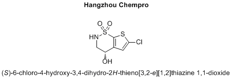 (S)-6-chloro-4-hydroxy-3,4-dihydro-2H-thieno[3,2-e][1,2]thiazine 1,1-dioxide