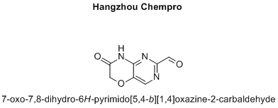 7-oxo-7,8-dihydro-6H-pyrimido[5,4-b][1,4]oxazine-2-carbaldehyde