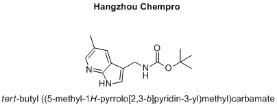 tert-butyl ((5-methyl-1H-pyrrolo[2,3-b]pyridin-3-yl)methyl)carbamate