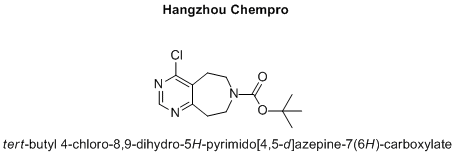 tert-butyl 4-chloro-8,9-dihydro-5H-pyrimido[4,5-d]azepine-7(6H)-carboxylate