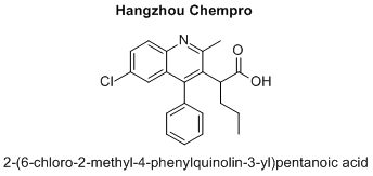 2-(6-chloro-2-methyl-4-phenylquinolin-3-yl)pentanoic acid