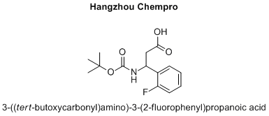 3-((tert-butoxycarbonyl)amino)-3-(2-fluorophenyl)propanoic acid