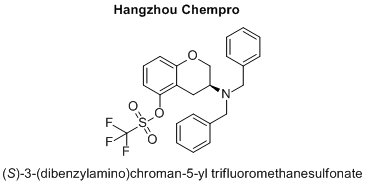 (S)-3-(dibenzylamino)chroman-5-yl trifluoromethanesulfonate