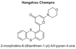 2-morpholino-6-(thianthren-1-yl)-4H-pyran-4-one