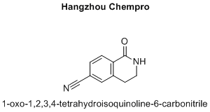 1-oxo-1,2,3,4-tetrahydroisoquinoline-6-carbonitrile