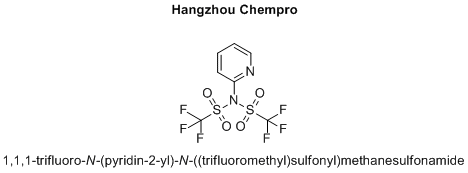 1,1,1-trifluoro-N-(pyridin-2-yl)-N-((trifluoromethyl)sulfonyl)methanesulfonamide