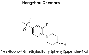 1-(2-fluoro-4-(methylsulfonyl)phenyl)piperidin-4-ol