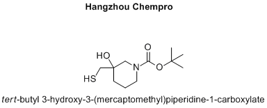 tert-butyl 3-hydroxy-3-(mercaptomethyl)piperidine-1-carboxylate