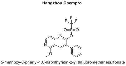 5-methoxy-3-phenyl-1,6-naphthyridin-2-yl trifluoromethanesulfonate