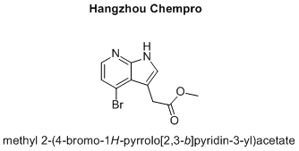 methyl 2-(4-bromo-1H-pyrrolo[2,3-b]pyridin-3-yl)acetate