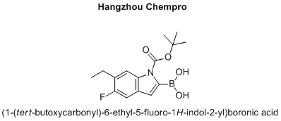 (1-(tert-butoxycarbonyl)-6-ethyl-5-fluoro-1H-indol-2-yl)boronic acid