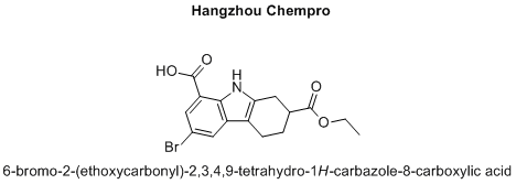 6-bromo-2-(ethoxycarbonyl)-2,3,4,9-tetrahydro-1H-carbazole-8-carboxylic acid