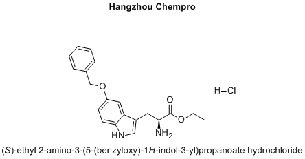 (S)-ethyl 2-amino-3-(5-(benzyloxy)-1H-indol-3-yl)propanoate hydrochloride