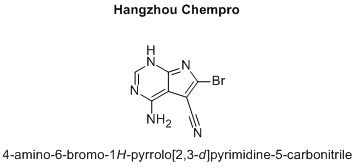 4-amino-6-bromo-1H-pyrrolo[2,3-d]pyrimidine-5-carbonitrile