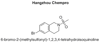 6-brom6-bromo-2-(methylsulfonyl)-1,2,3,4-tetrahydroisoquinolineo-2-(methylsulfonyl)-1,2,3,4-tetrahydroisoquinoline