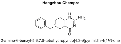 2-amino-6-benzyl-5,6,7,8-tetrahydropyrido[4,3-d]pyrimidin-4(1H)-one