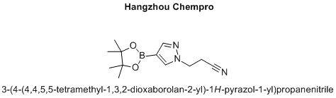 3-(4-(4,4,5,5-tetramethyl-1,3,2-dioxaborolan-2-yl)-1H-pyrazol-1-yl)propanenitrile