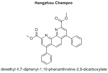 dimethyl 4,7-diphenyl-1,10-phenanthroline-2,9-dicarboxylate