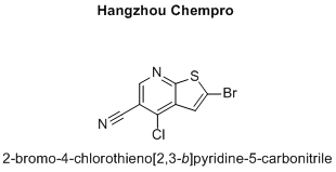 2-bromo-4-chlorothieno[2,3-b]pyridine-5-carbonitrile