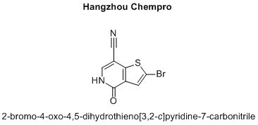 2-bromo-4-oxo-4,5-dihydrothieno[3,2-c]pyridine-7-carbonitrile