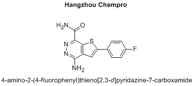 4-amino-2-(4-fluorophenyl)thieno[2,3-d]pyridazine-7-carboxamide