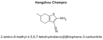 2-amino-6-methyl-4,5,6,7-tetrahydrobenzo[b]thiophene-3-carbonitrile