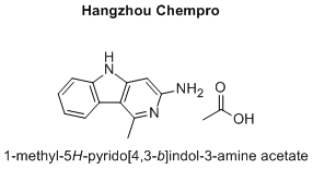 1-methyl-5H-pyrido[4,3-b]indol-3-amine acetate