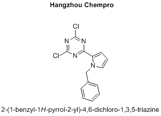 2-(1-benzyl-1H-pyrrol-2-yl)-4,6-dichloro-1,3,5-triazine