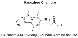 1,4-dimethyl-5H-pyrido[4,3-b]indol-3-amine acetate