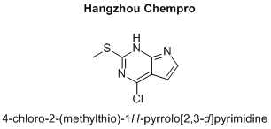 4-chloro-2-(methylthio)-1H-pyrrolo[2,3-d]pyrimidine