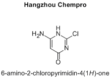 6-amino-2-chloropyrimidin-4(1H)-one