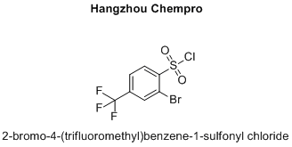 2-bromo-4-(trifluoromethyl)benzene-1-sulfonyl chloride