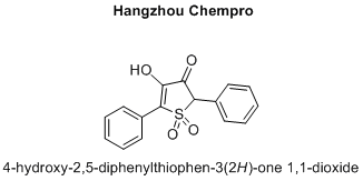 4-hydroxy-2,5-diphenylthiophen-3(2H)-one 1,1-dioxide