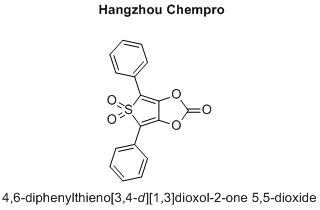 4,6-diphenylthieno[3,4-d][1,3]dioxol-2-one 5,5-dioxide