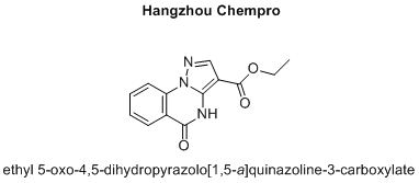 ethyl 5-oxo-4,5-dihydropyrazolo[1,5-a]quinazoline-3-carboxylate