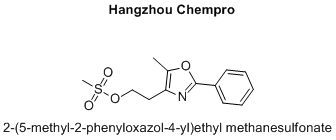 2-(5-methyl-2-phenyloxazol-4-yl)ethyl methanesulfonate