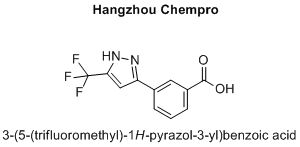 3-(5-(trifluoromethyl)-1H-pyrazol-3-yl)benzoic acid