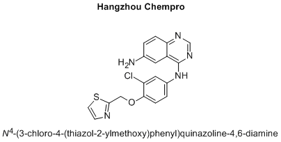 N4-(3-chloro-4-(thiazol-2-ylmethoxy)phenyl)quinazoline-4,6-diamine