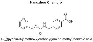 4-((((pyridin-3-ylmethoxy)carbonyl)amino)methyl)benzoic acid