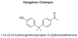 1-(4-(2-(4-hydroxyphenyl)propan-2-yl)phenyl)ethanone