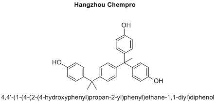 4,4'-(1-(4-(2-(4-hydroxyphenyl)propan-2-yl)phenyl)ethane-1,1-diyl)diphenol