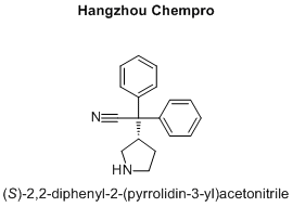 (S)-2,2-diphenyl-2-(pyrrolidin-3-yl)acetonitrile