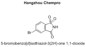 5-bromobenzo[d]isothiazol-3(2H)-one 1,1-dioxide