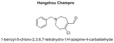 1-benzyl-5-chloro-2,3,6,7-tetrahydro-1H-azepine-4-carbaldehyde