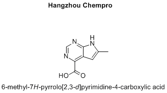 6-methyl-7H-pyrrolo[2,3-d]pyrimidine-4-carboxylic acid