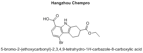 5-bromo-2-(ethoxycarbonyl)-2,3,4,9-tetrahydro-1H-carbazole-8-carboxylic acid