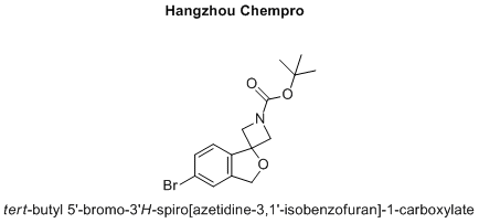 tert-butyl 5'-bromo-3'H-spiro[azetidine-3,1'-isobenzofuran]-1-carboxylate