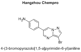 4-(3-bromopyrazolo[1,5-a]pyrimidin-6-yl)aniline