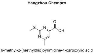 6-methyl-2-(methylthio)pyrimidine-4-carboxylic acid